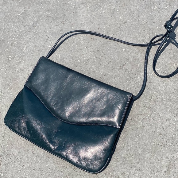 YANKO blue leather bag - Picture 1 of 7